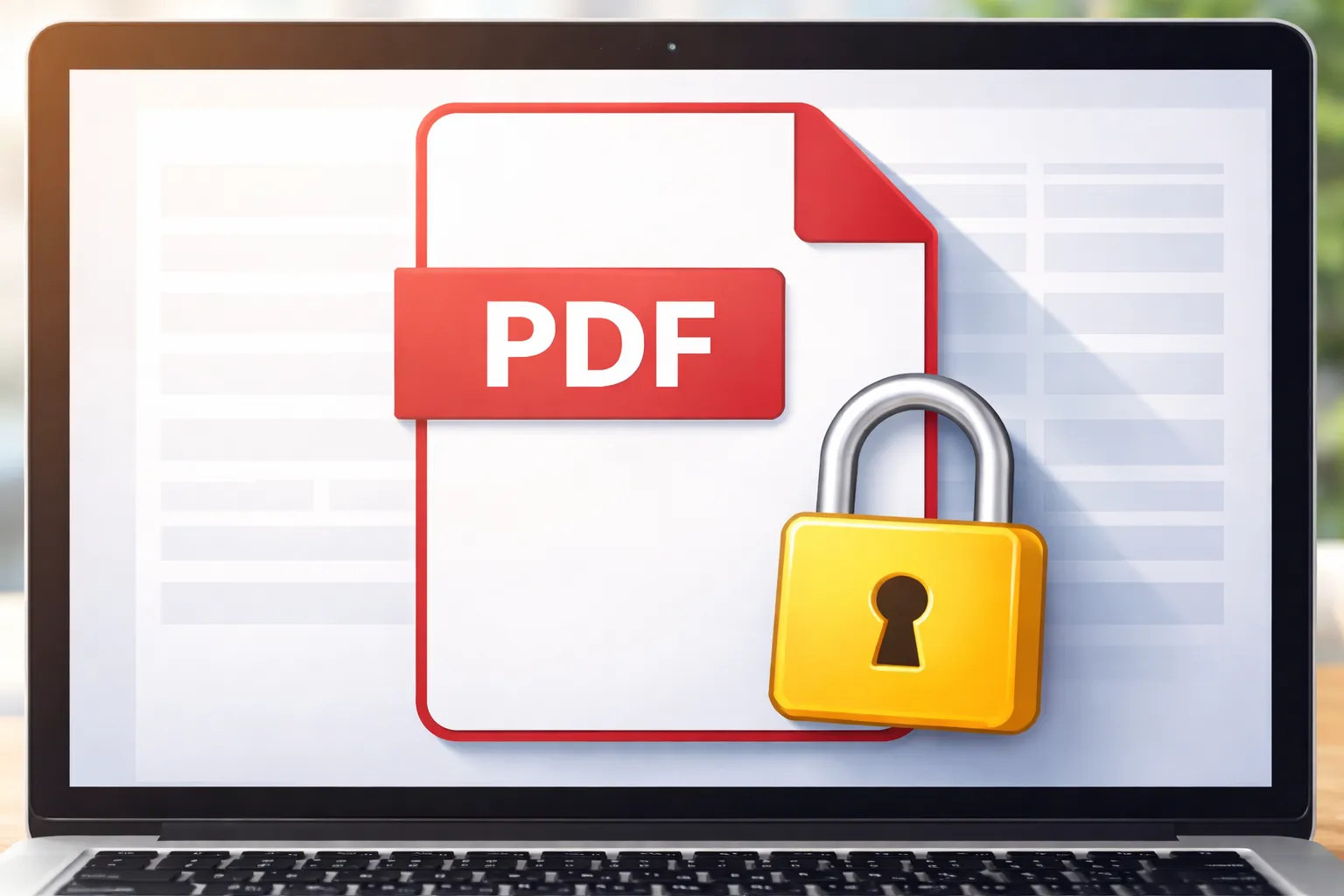 PDFのパスワード解除・操作制限を解除する方法についての図解