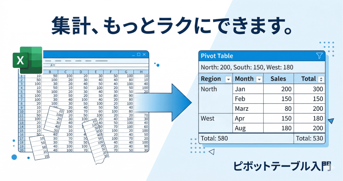 ピボットテーブル解説